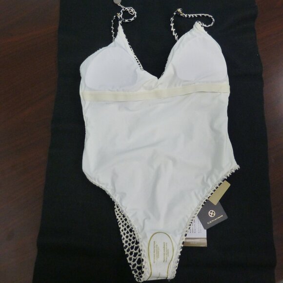 VIX PAULA HERMANNY SWIMWEAR LIZARD BELLA ONE PIECE SIZE SMALL NWT - Picture 4 of 7